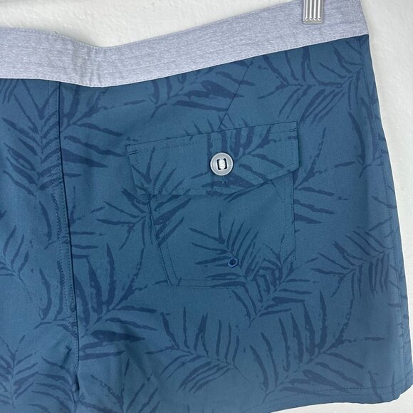 Vuori Women's Sea Bound Board Shorts XL Floating Palm Summer Swim Vacation Trave - Picture 9 of 11